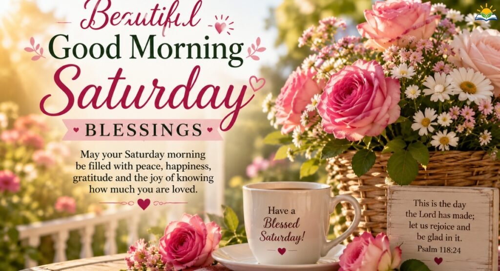 Beautiful Good Morning Saturday Blessings