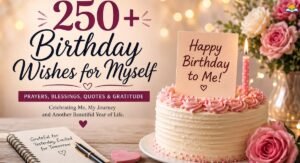 250+ Birthday Wishes for Myself with prayers, blessings and quotes