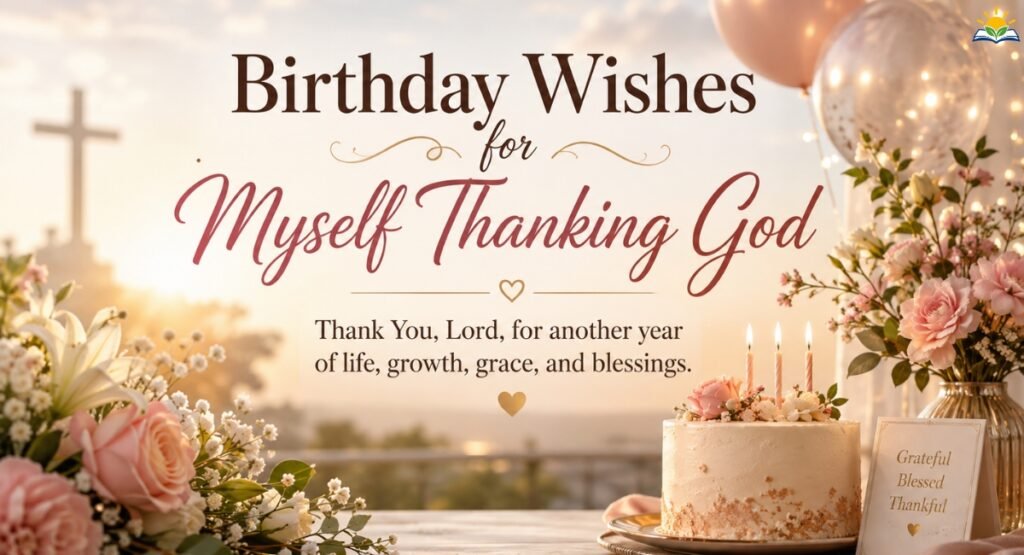 Birthday Wishes for Myself Thanking God with gratitude