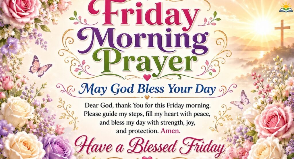 Friday Morning Prayer – May God Bless Your Day