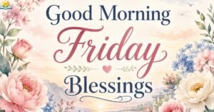 Good Morning Friday Blessings