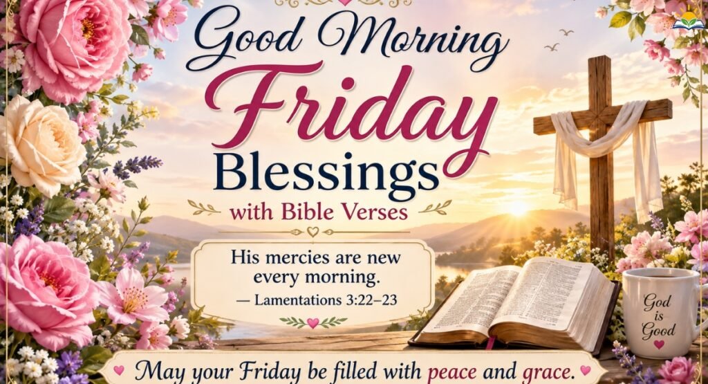 Good Morning Friday Blessings with Bible Verses
