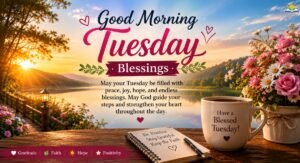Good Morning Tuesday Blessings