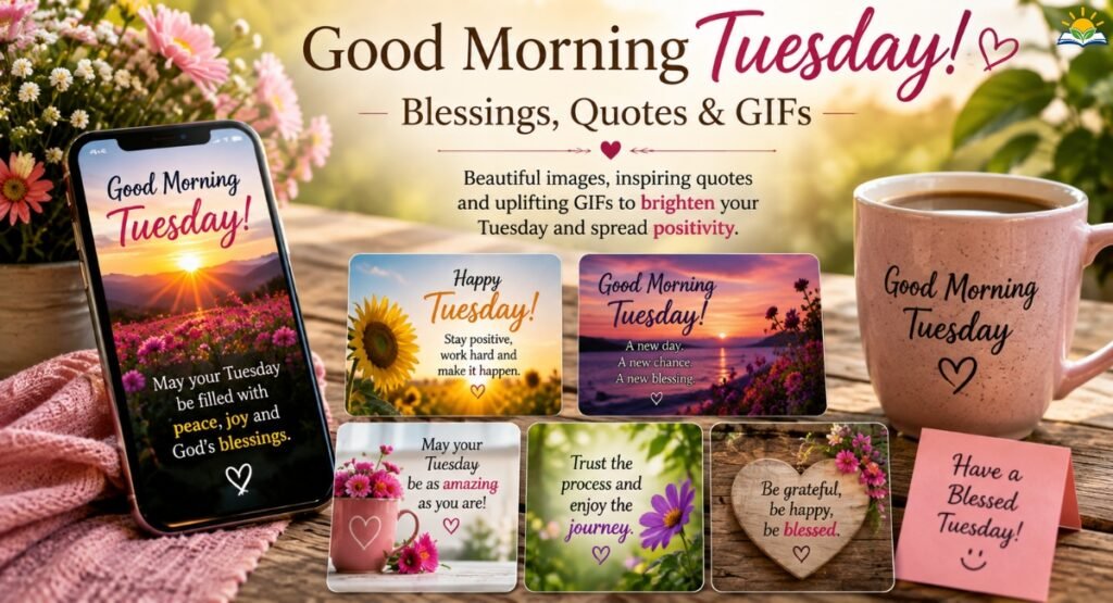 good morning Tuesday blessings images and quotes for sharing