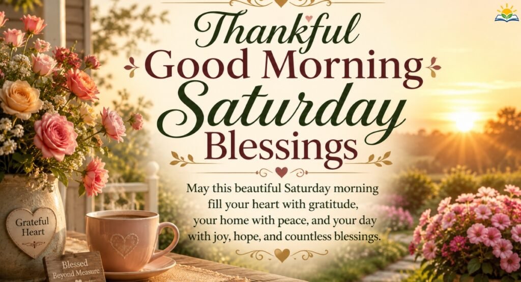 Thankful Good Morning Saturday Blessings