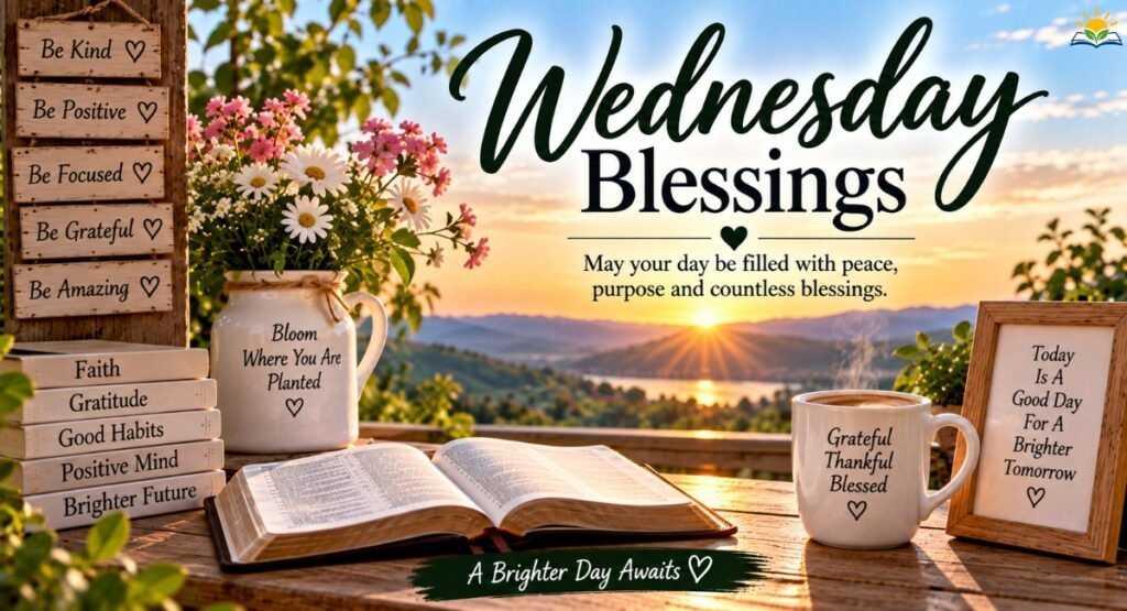 Beautiful Wednesday blessings and inspirational quotes