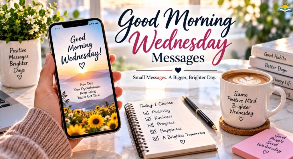 Good morning Wednesday messages for texts and social media