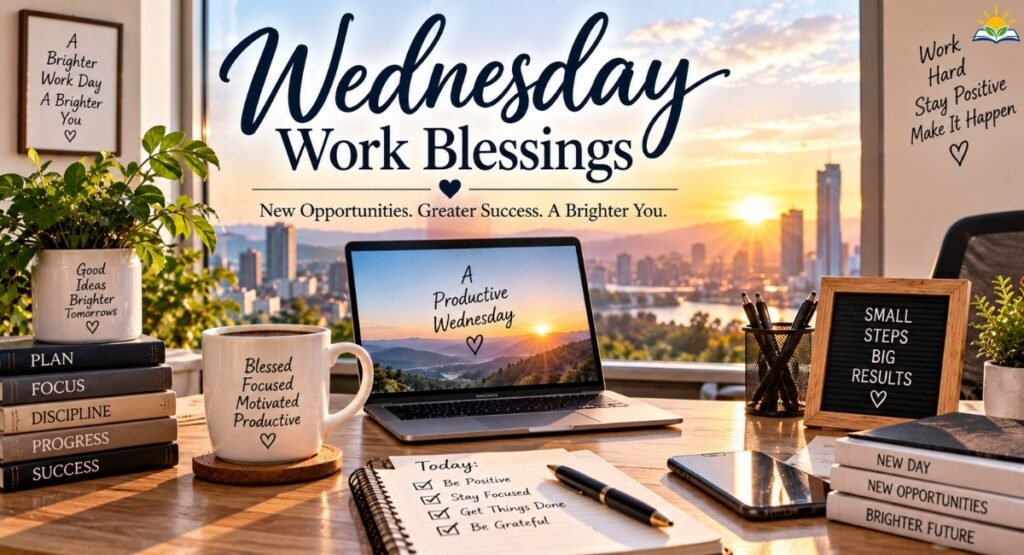 Wednesday blessings for work success and new opportunities