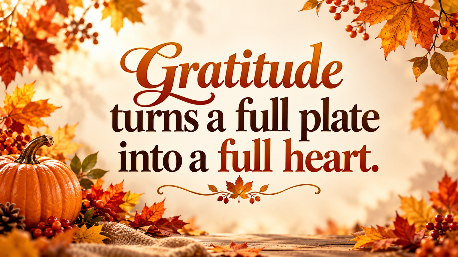 Thanksgiving quote about gratitude
