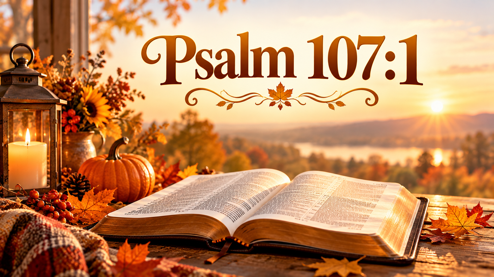 Thanksgiving Bible verse about giving thanks