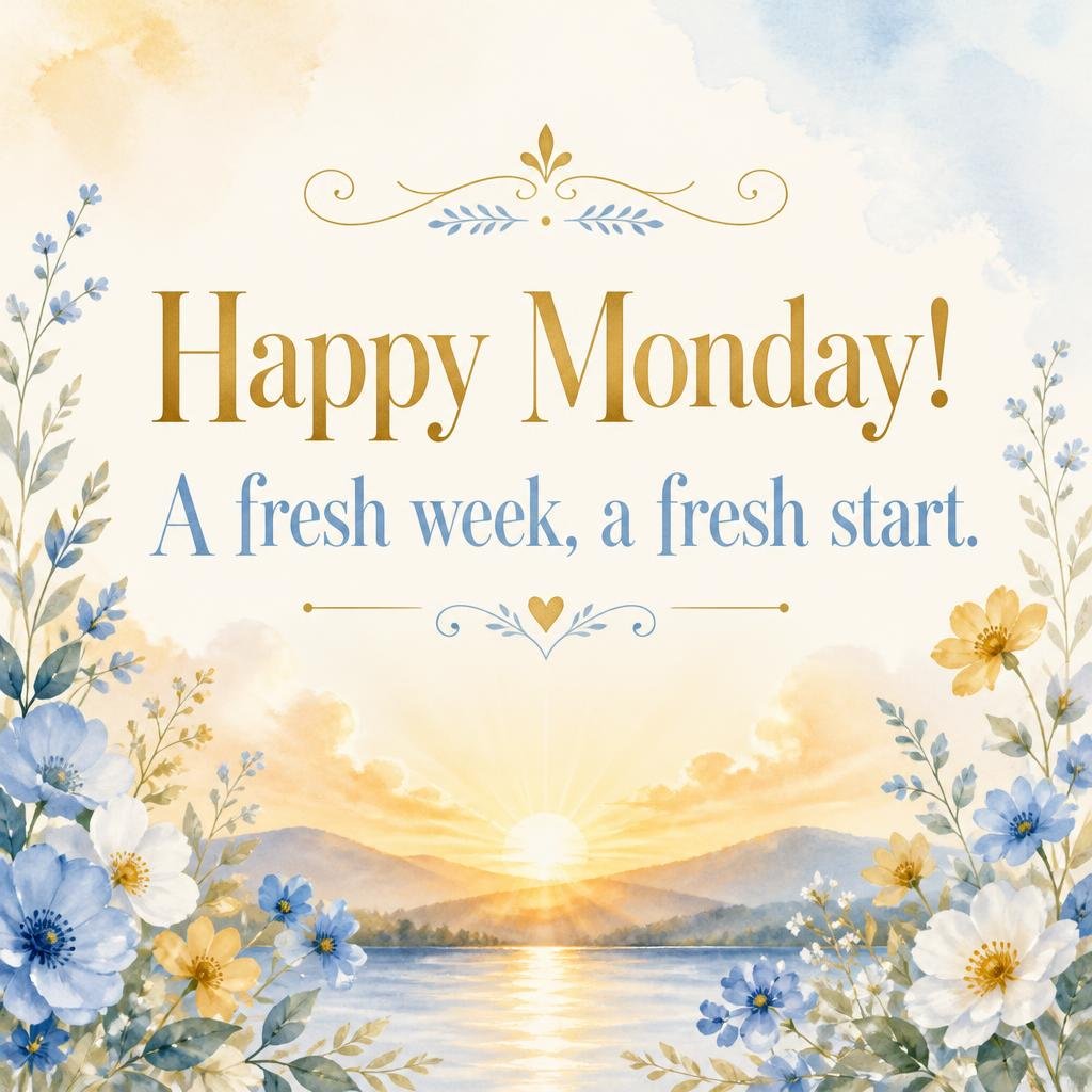 Heartfelt Monday wishes for family
