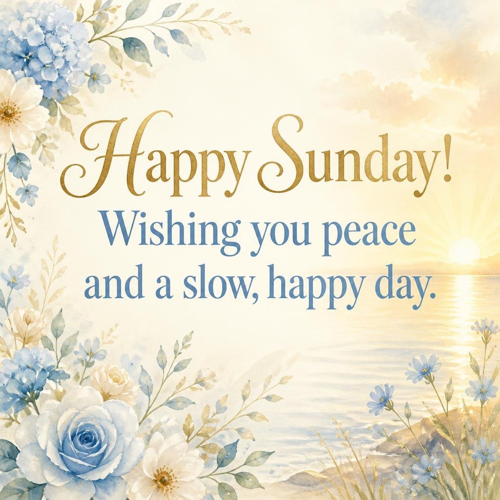 Heartfelt Sunday wishes for family