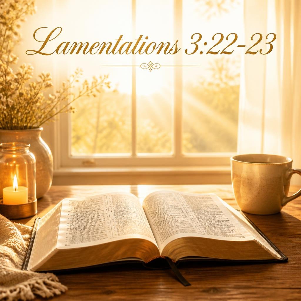 Monday Bible verse about new mercies every morning