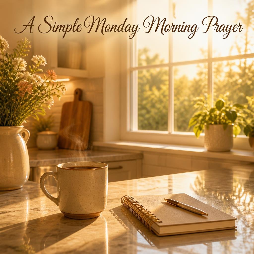 Short Monday morning prayer to start the week