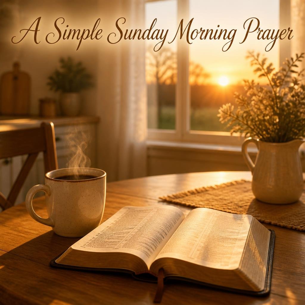 Short Sunday morning prayer to start your day
