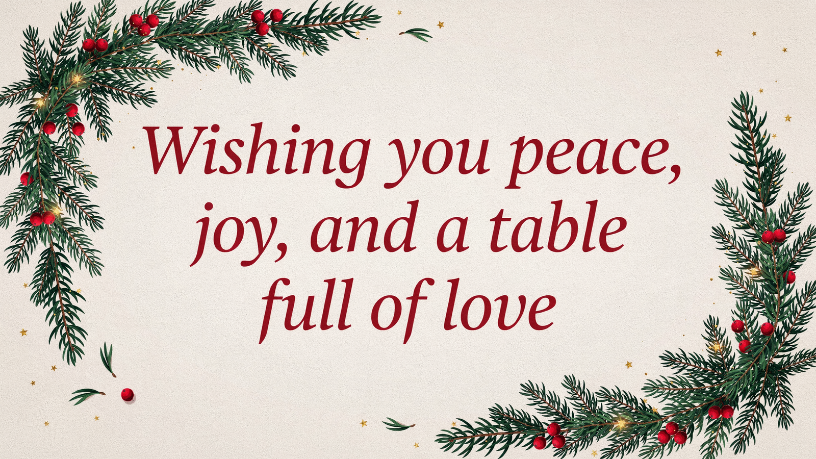 Heartfelt Christmas wishes for family